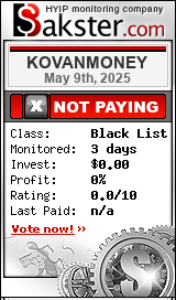 kovanmoney.cfd monitoring by bakster.com